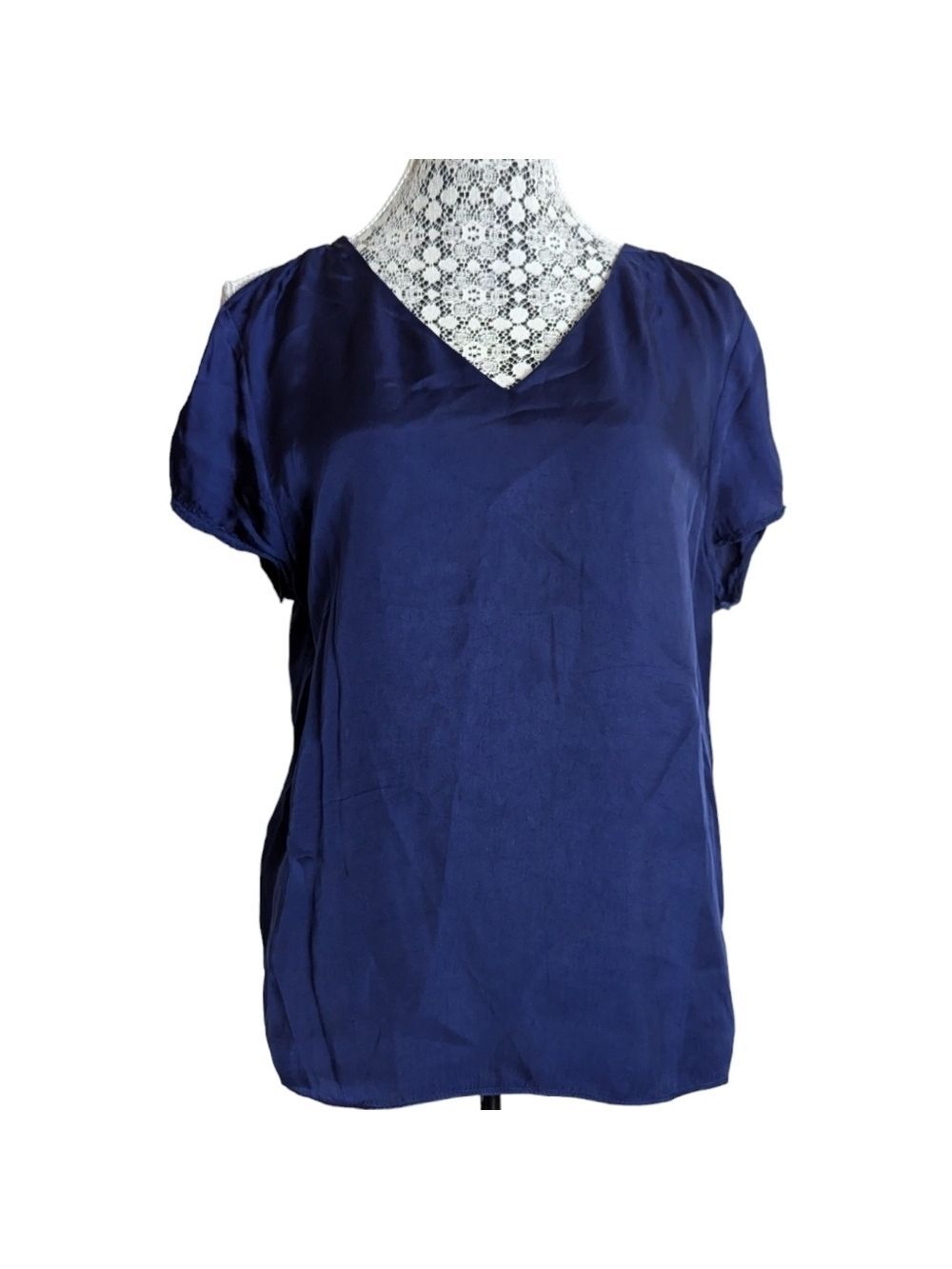 All Saints Camile Tee Cold Shoulder Blouse